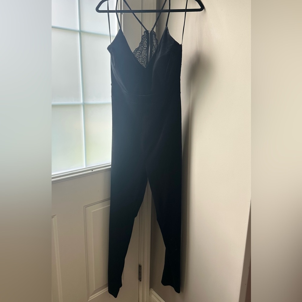 Revamped Black Sleeveless Jumpsuit V-Neckline